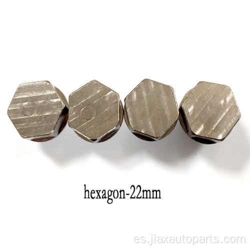 Tapón hexagonal para sensor de oxígeno, acero M18 * 1,5